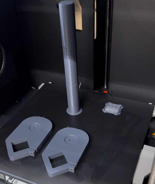 Parts fresh off the printer